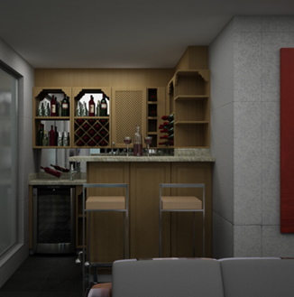 Bar residencial (proyecto a la medida y diseño a satisfacción).